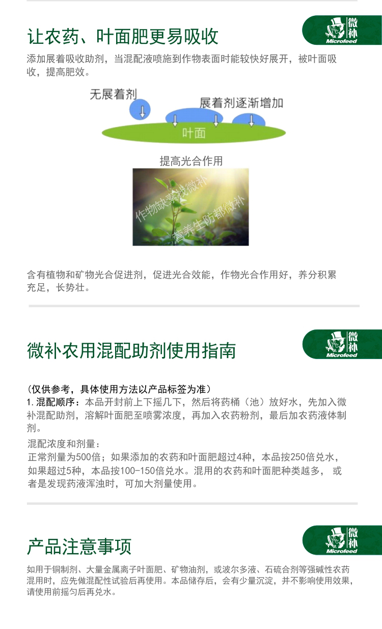 微補(bǔ)混配助劑